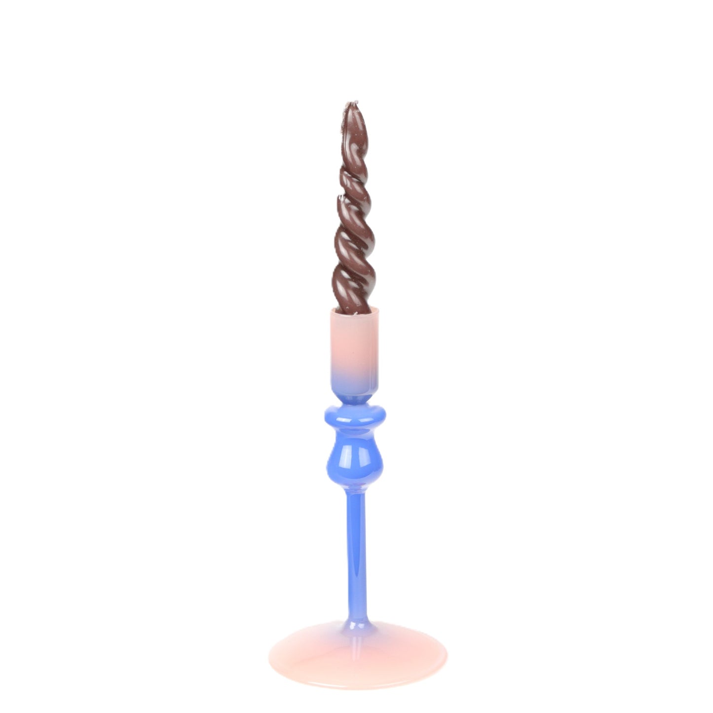 Mahogany Small Curly Candle