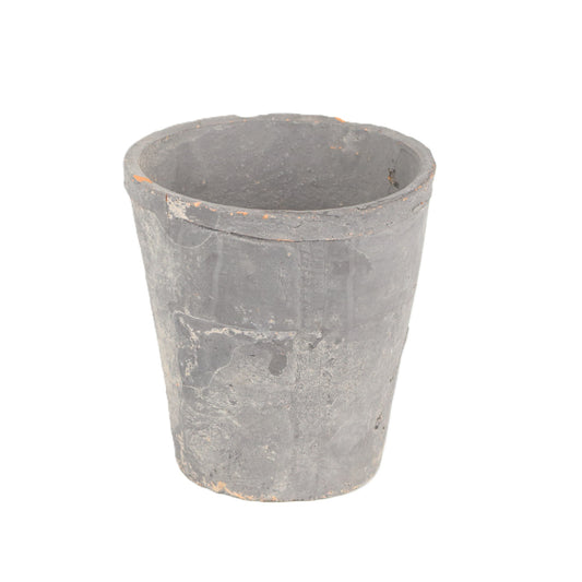 Grey Aged Terracotta 13.5cm