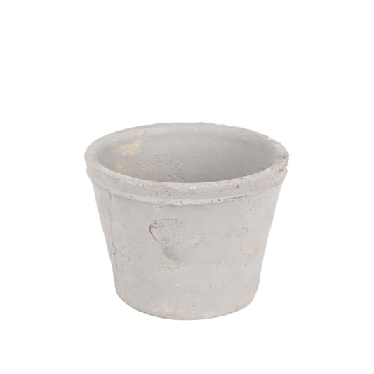 Grey Aged Terracotta 13.5cm