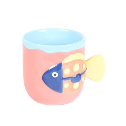 Pink Fish Mug