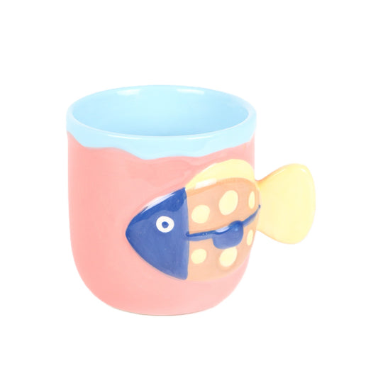 Pink Fish Mug