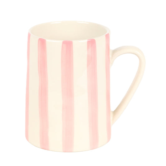 Pink Striped Tankard