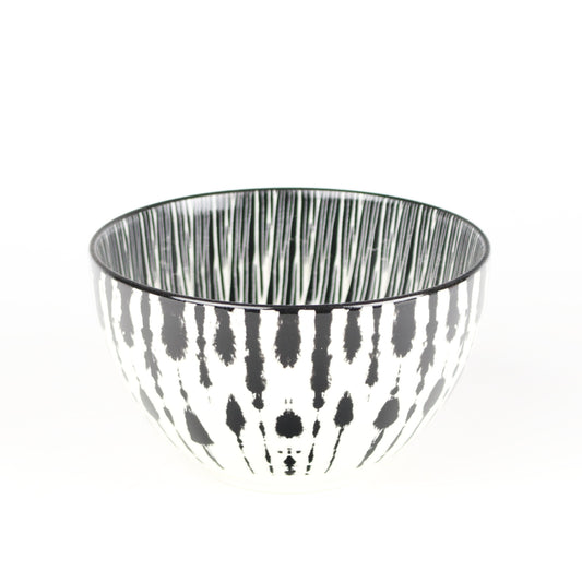 Noir Ink Splatter Bowl Medium