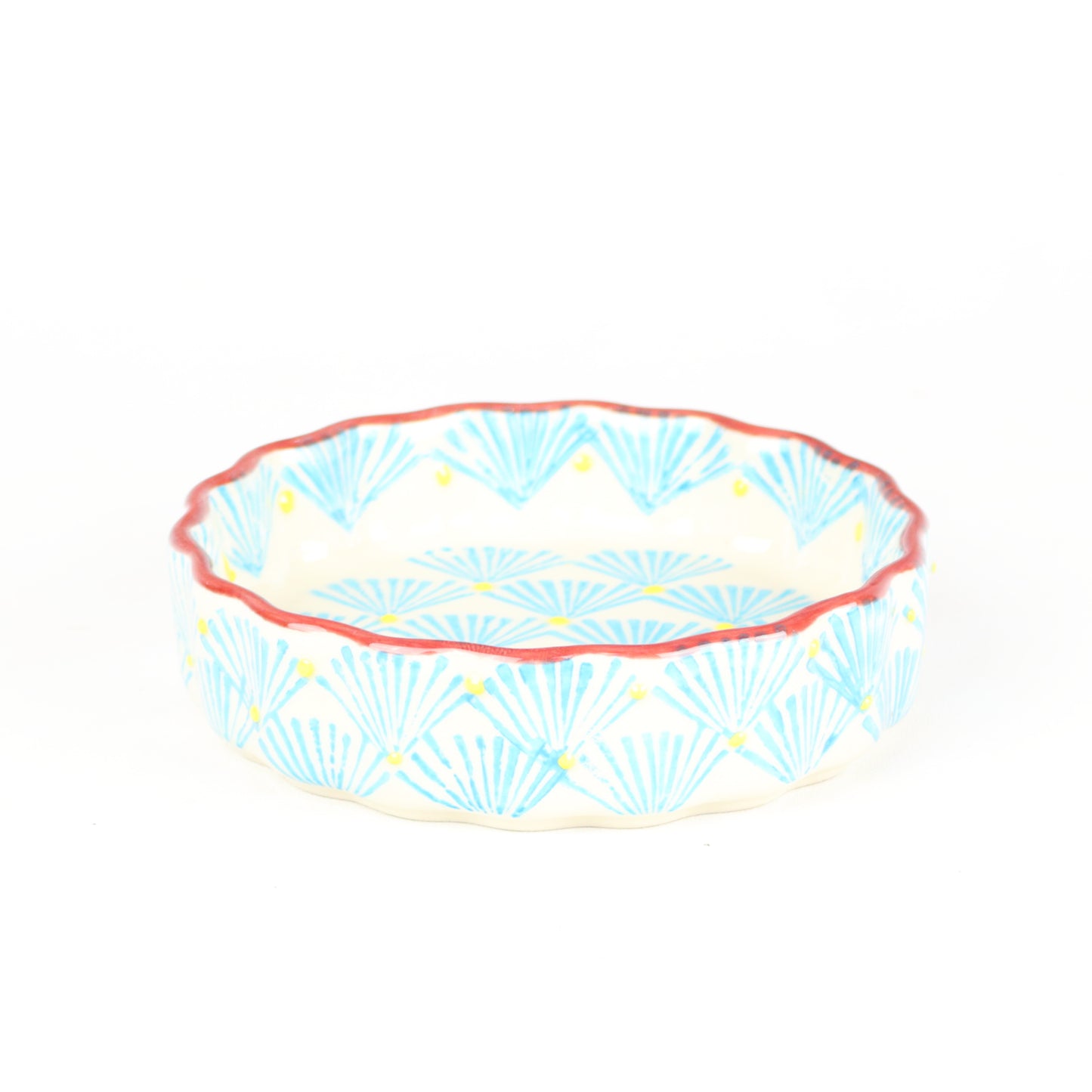 Ice Blue Floral Tray