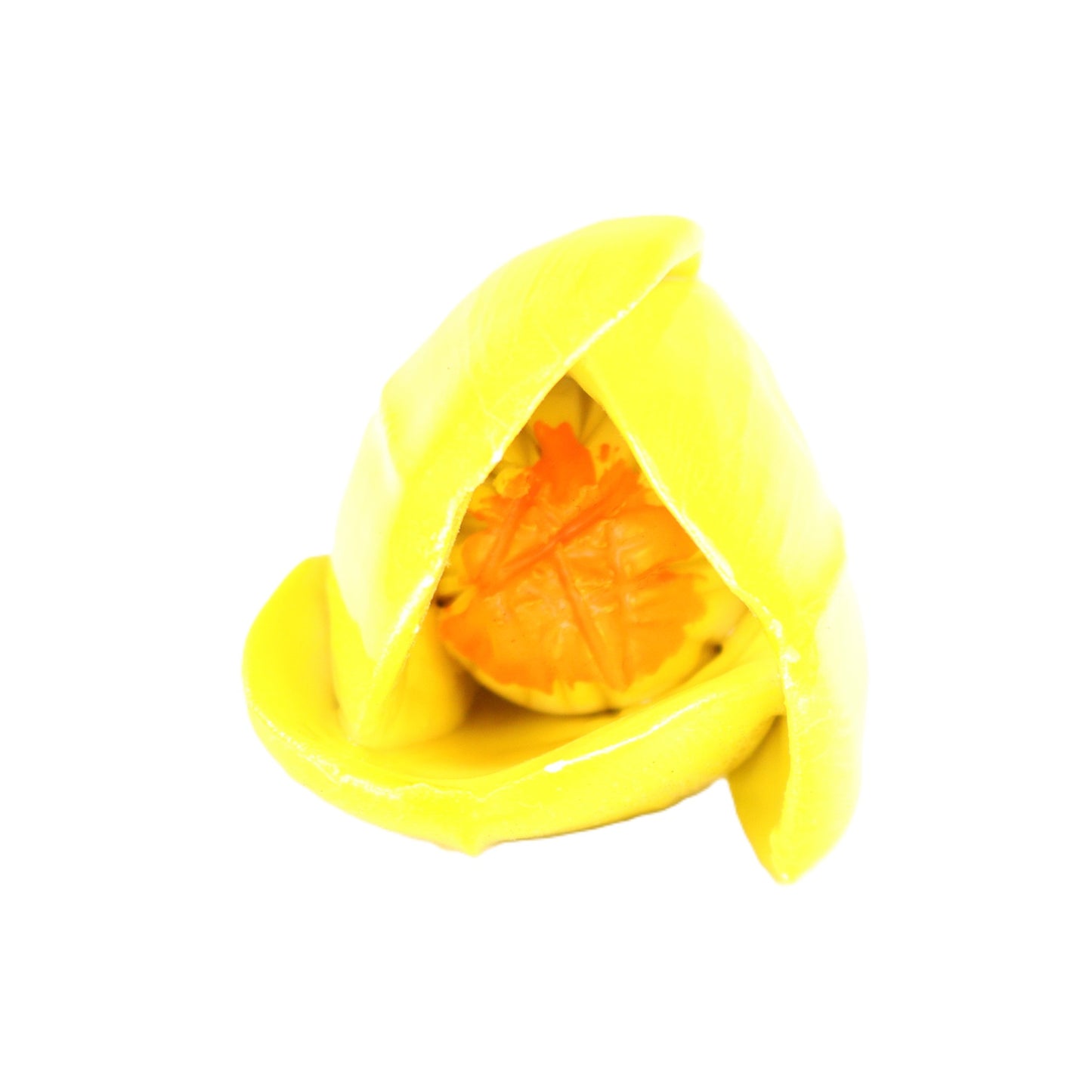 Yellow Porcelain Tulip Stake