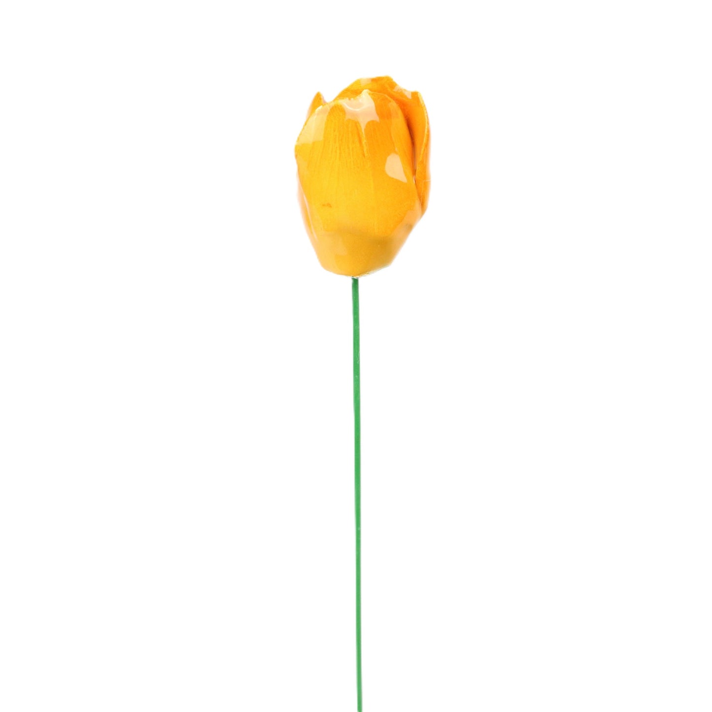 Orange Porcelain Tulip Stake