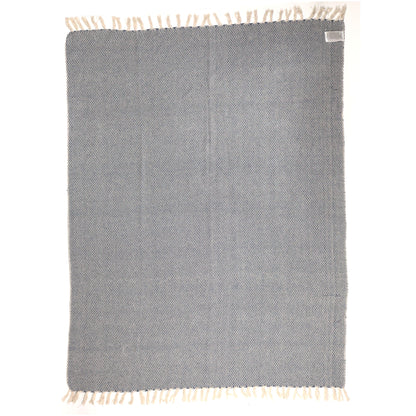 Navy Chain Link Throw