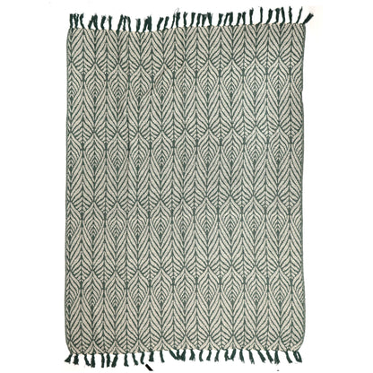Verdant Leaves Throw