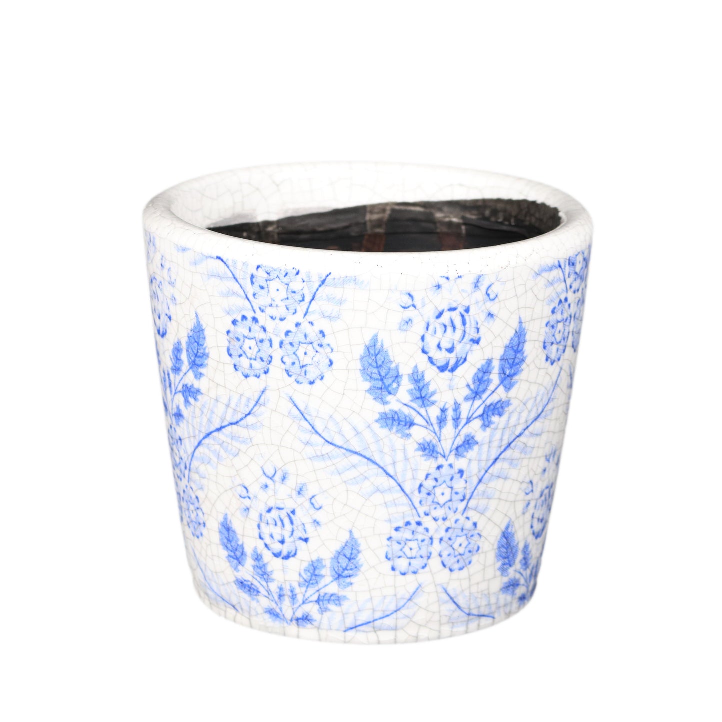 Blue Floral Cone Small